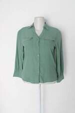 Camisa pietra feminina verde
