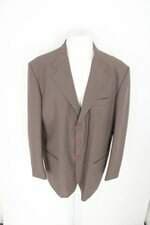 Blazer cia. do terno masculino marrom com Ombreira e Forro