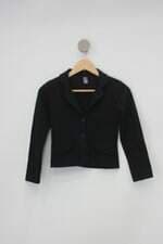 Blazer Infantil zara preto com Ombreira
