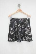Saia tng feminina floral com Recortes