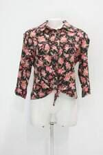 Camisa duplo sentido feminina estampada