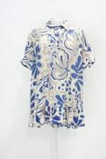 Blusa collins feminina estampada com Pregas