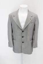 Blazer Garbo masculino estampado com Ombreira