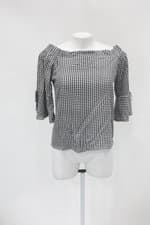 Blusa Vivi Lady feminina xadrez com Recortes