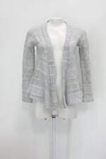 Cardigan la dulce feminino branco e preto com Recortes