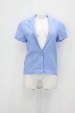 Blazer oxo paxo feminino azul com Nervura