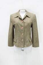 Blazer erva doce feminino estampado com Ombreira e Forro
