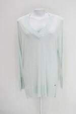 Suéter dudalina feminino azul com Barra Mullet