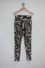 Calça de tecido feminina estampada
