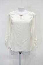 Blusa hirus feminina off-white com Franja