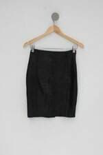 Saia shoulder feminina preta com Silk