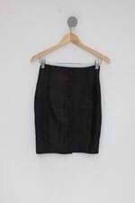 Saia shoulder feminina preta