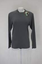 Blusa smart feminina cinza
