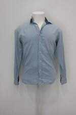 Camisa garbo masculina azul