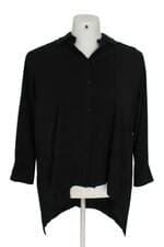 camisa rudge feminina preta com barra mullet