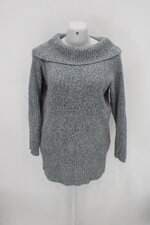 Vestido de tricot havena feminino cinza