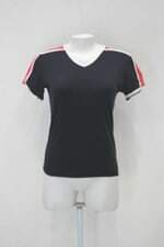 Blusa Esportiva c&a feminina preta e rosa com Recortes