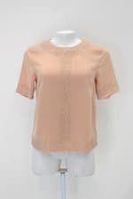 Blusa h&m feminina bege com Hotfix