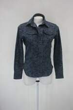 Camisa jeans giro carioca feminina estampada