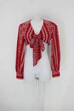 Blusa cropped cider feminina estampada