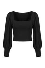 Cropped Feminino Farm Preto 
