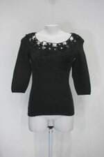Blusa feminina preta com Recortes