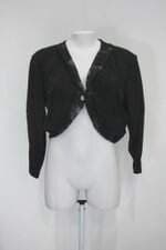 Bolero armandu's feminino preto com Renda