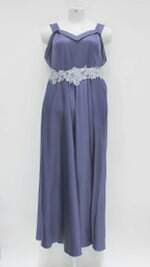 Vestido de Festa yunire feminino azul com Bordado