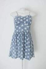 Vestido marisa feminino azul estampado