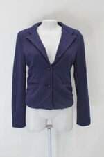 Blazer feminino azul com Ombreira