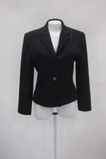 Blazer 2 tempos feminino preto com Forro