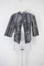 Casaqueto mary zaide feminino estampado com Fenda e Forro