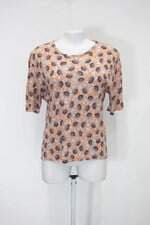 Blusa básica animale feminina estampada