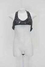 Top lunender feminino preto