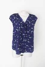 Blusa gap feminina estampada com Pregas