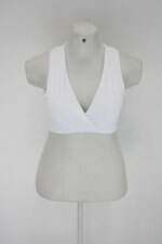 Top hibisco feminino branco