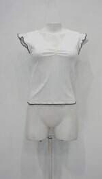 Blusa Zara Feminina Branca com Franzido