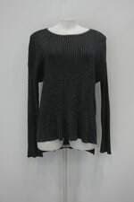 Malha shoulder feminina preta com Sobreposição