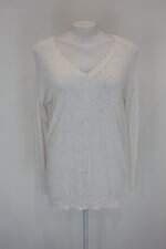 Cardigan renner feminino branco mesclado