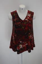 Blusa alongada feminina estampada