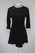 Vestido lab feminino preto com Forro