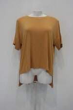 Blusa dedika feminina marrom com Barra Mullet