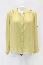 Camisa bella vitta feminina amarela