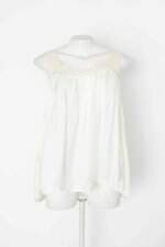Blusa enjoy feminina off-white com Recortes