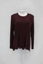 Blusa manga longa theory feminina vinho