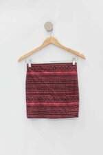 Saia forever 21 feminina estampada com Cós com elástico e Forro