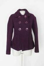 Casaco c&a feminino roxo com Ombreira