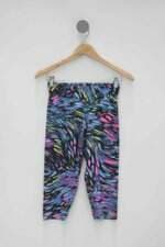 Calça de tecido feminina estampada