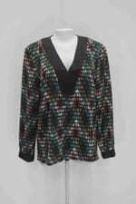 Blusa c&a feminina estampada com Recortes