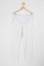 Calça Social de cetim feminina branca